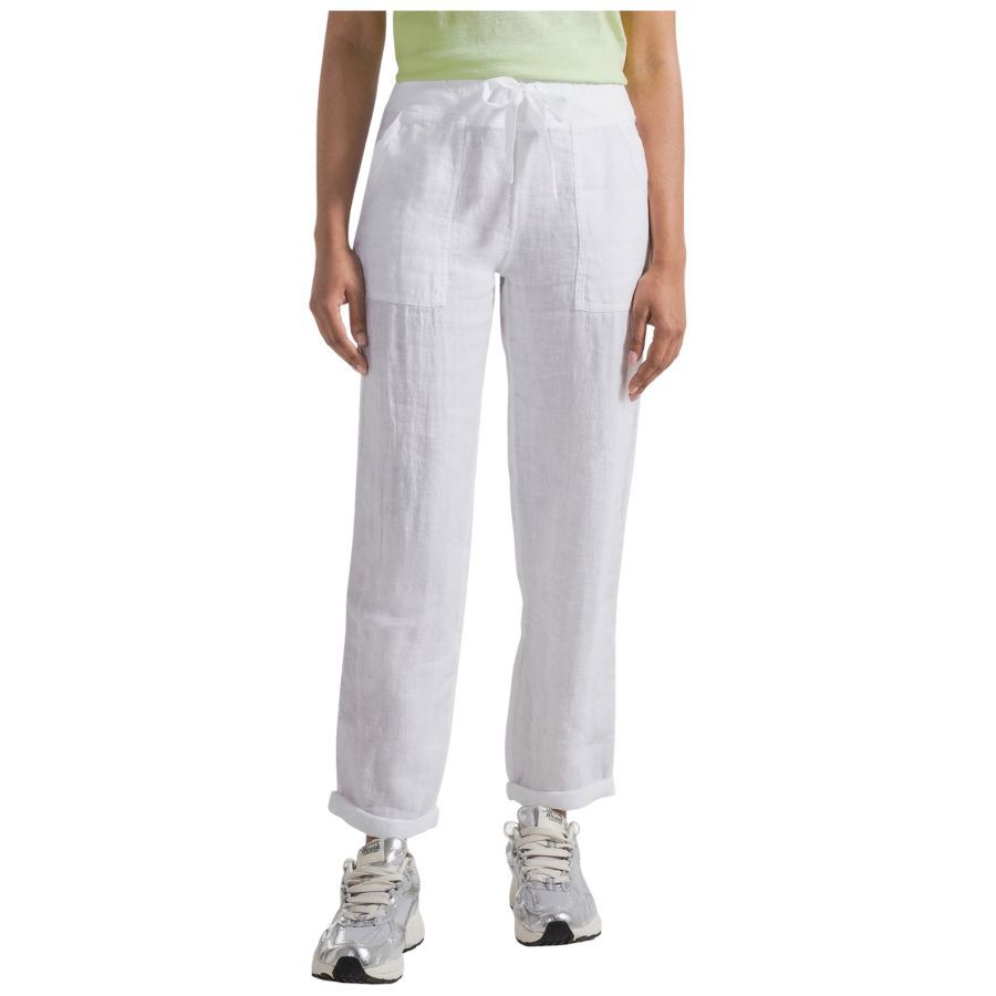 Pantaloni in lino bianco da donna Deha | D4259610001